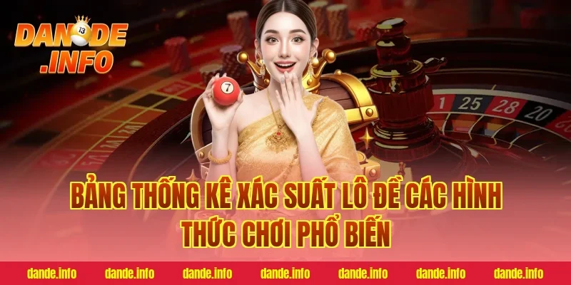 Bảng thống kê xác suất lô đề các hình thức chơi phổ biến