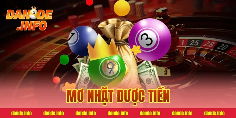 mơ nhặt được tiền